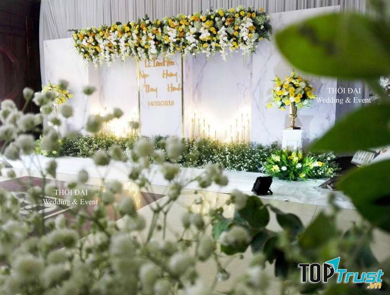 Dịch vụ trang trí tiệc cưới của Thời Đại Wedding & Event