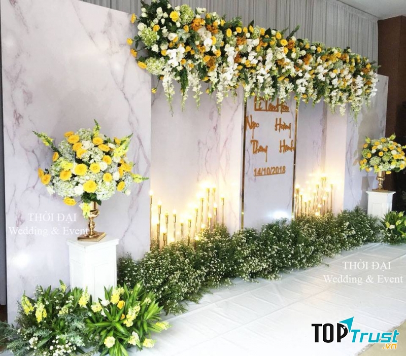 Dịch vụ trang trí tiệc cưới của Thời Đại Wedding & Event