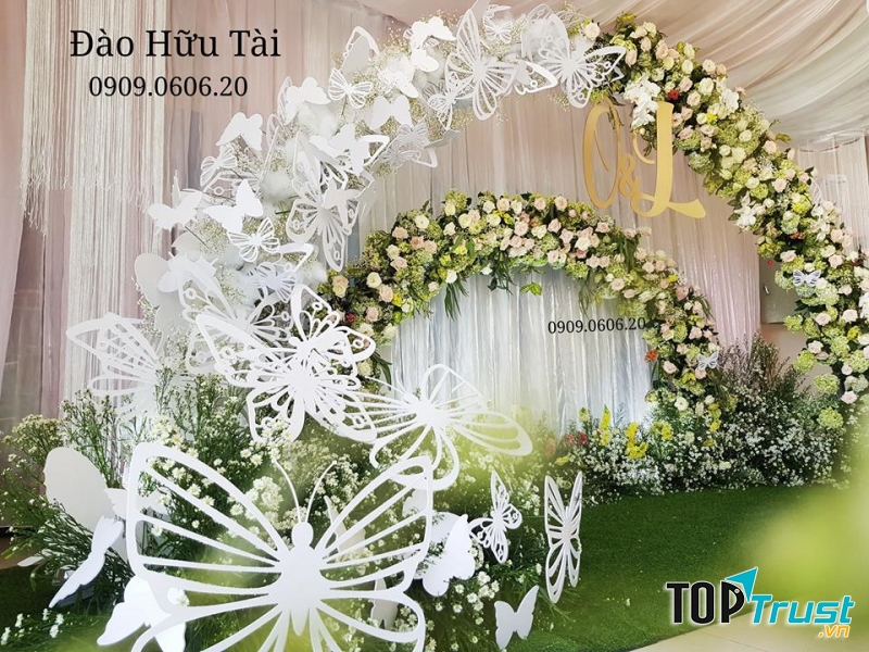 Dịch vụ trang trí tiệc cưới Đào Hữu Tài