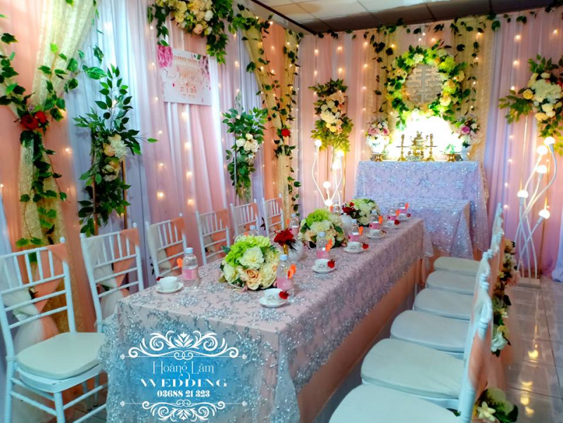 Dịch vụ trang trí tiệc cưới Hoàng Lâm Wedding