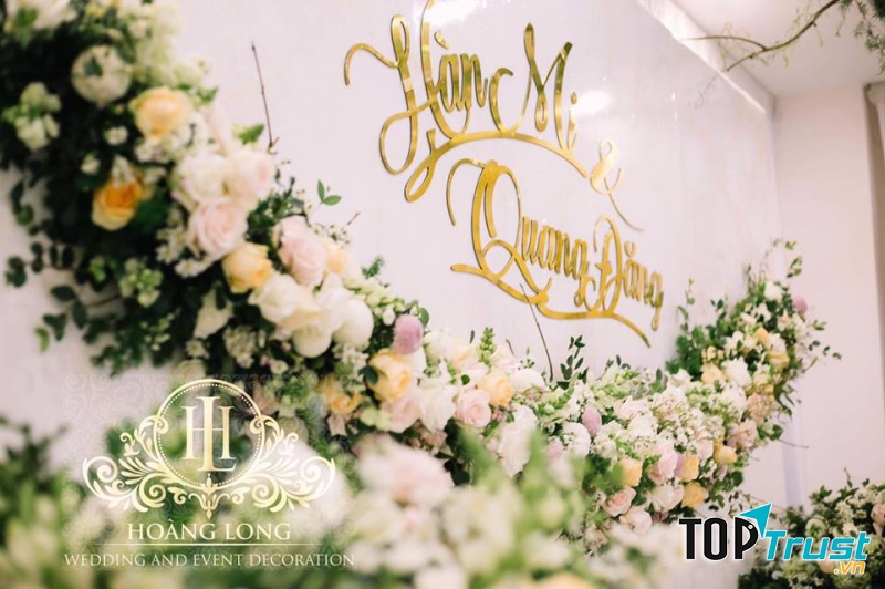 Dịch vụ trang trí tiệc cưới Hoàng Long
