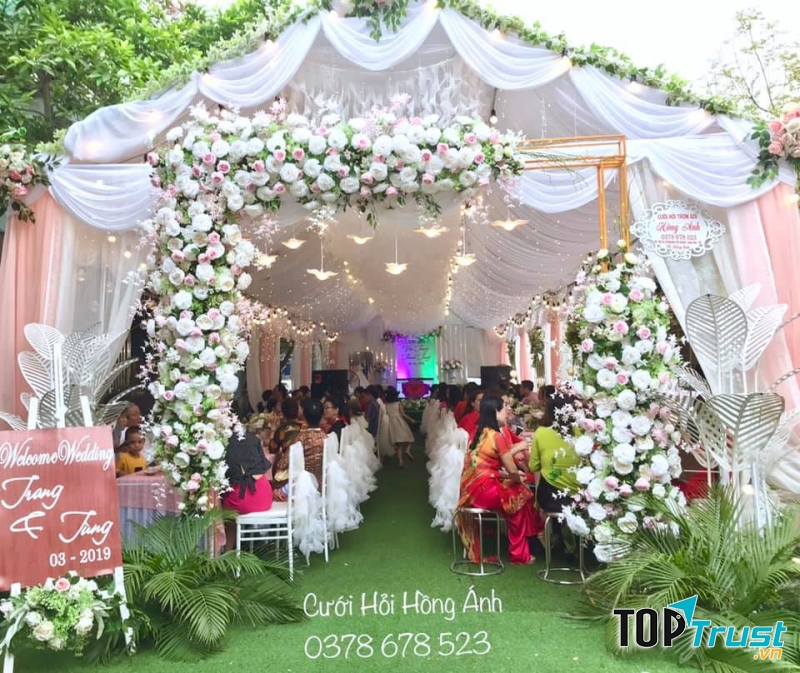 Dịch vụ trang trí tiệc cưới Hồng Ánh