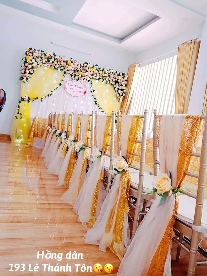 Dịch vụ trang trí tiệc cưới Hồng Dân Wedding Planner
