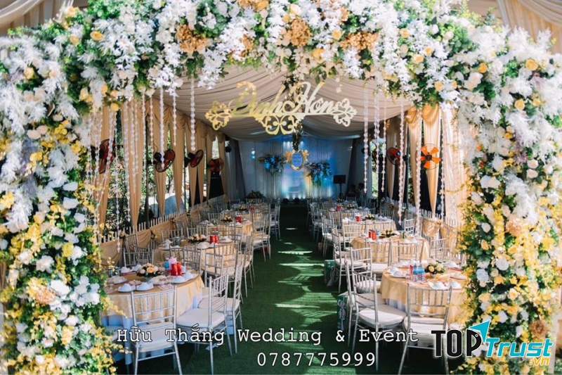 Dịch vụ trang trí tiệc cưới Hữu Thắng