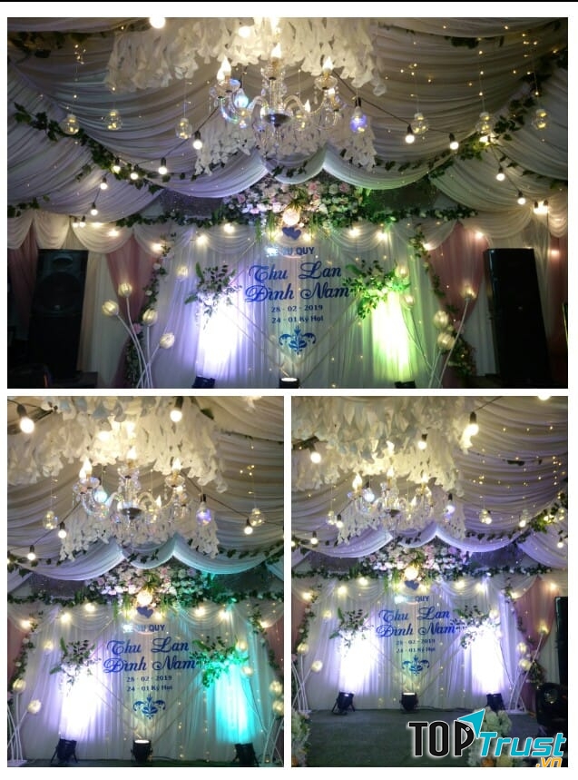 Dịch vụ trang trí tiệc cưới Lý Hùng