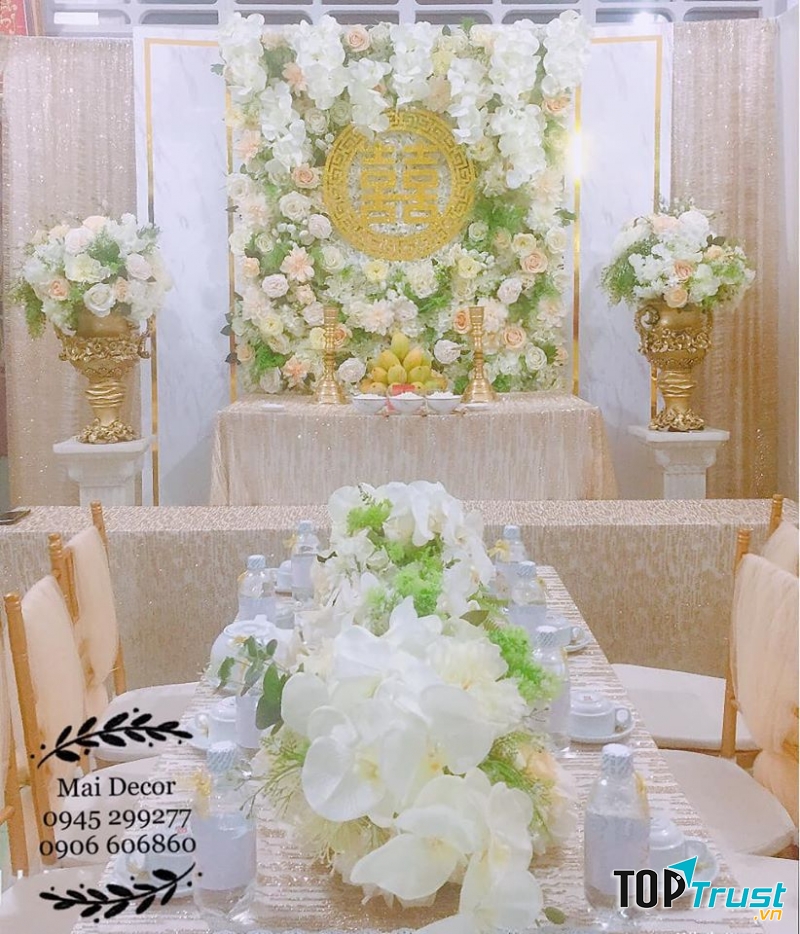 Dịch vụ trang trí tiệc cưới Mai Decor