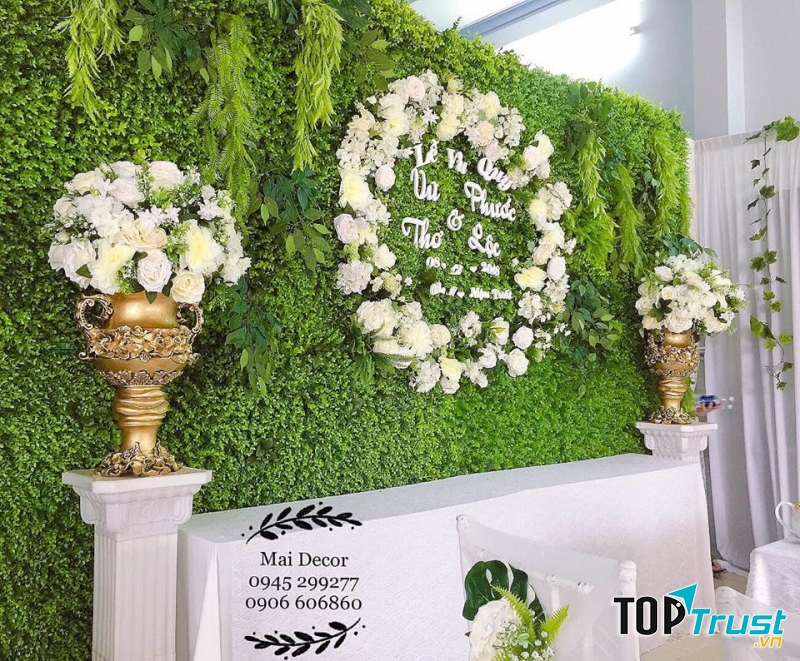 Dịch vụ trang trí tiệc cưới Mai Decor