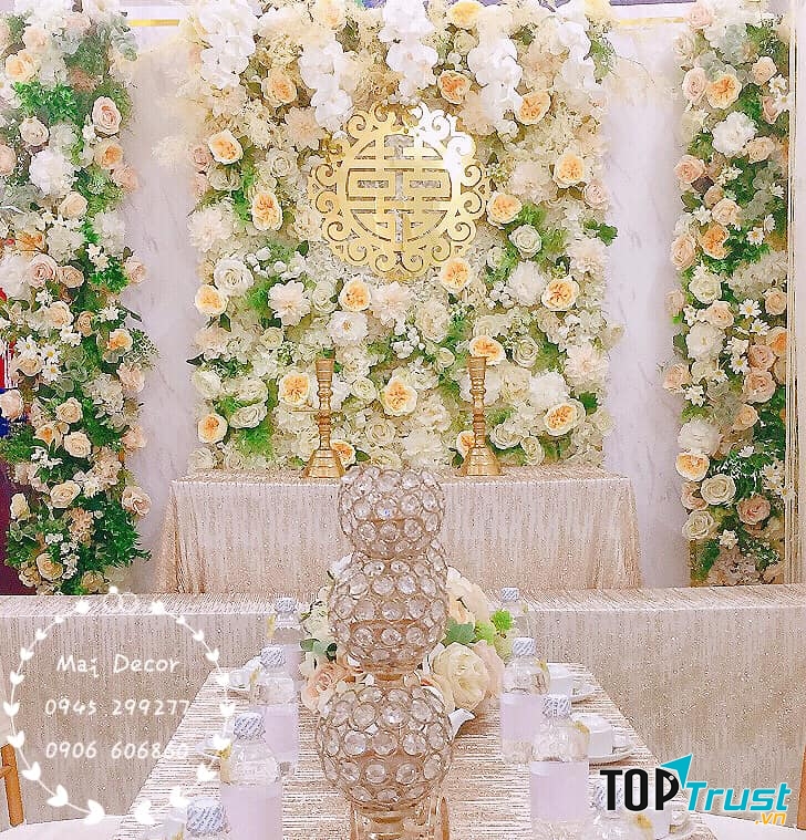 Dịch vụ trang trí tiệc cưới Mai Decor