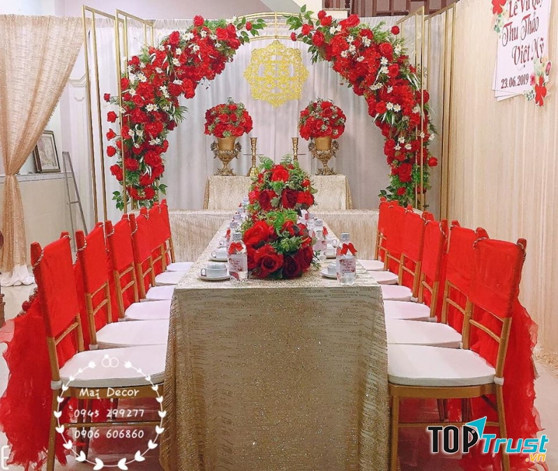 Dịch vụ trang trí tiệc cưới Mai Decor