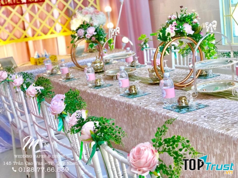 Dịch vụ trang trí tiệc cưới Mint