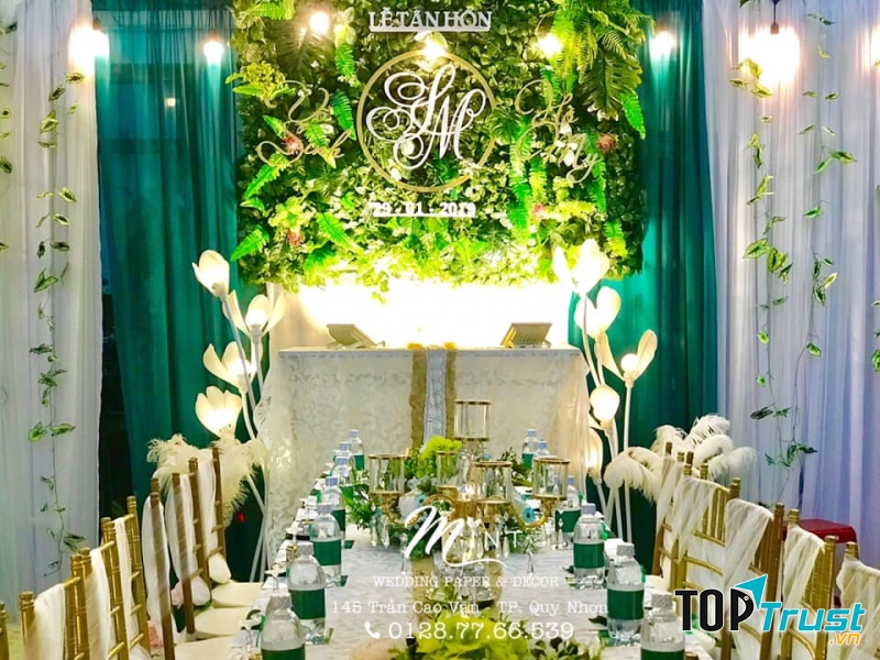 Dịch vụ trang trí tiệc cưới Mint