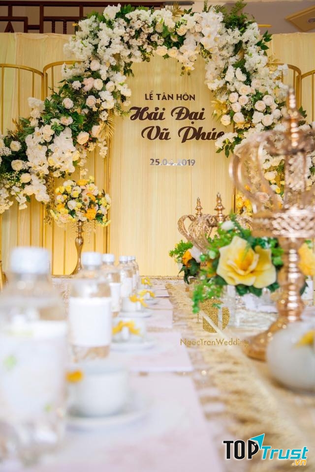 Dịch vụ trang trí tiệc cưới Ngọc Trân