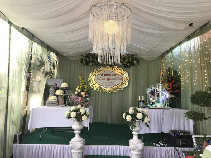Dịch vụ trang trí tiệc cưới Nhà Rạp Toàn Thắng