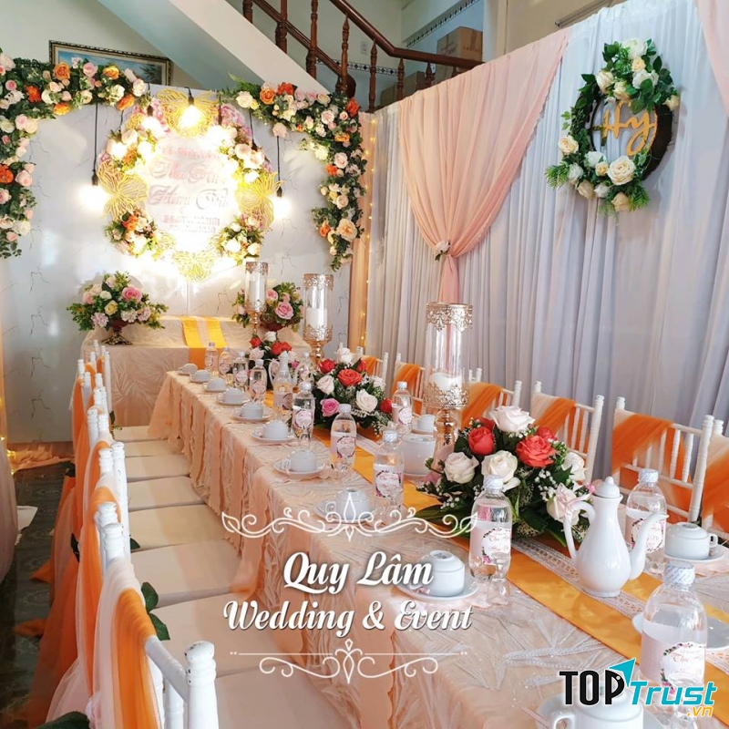 Dịch vụ trang trí tiệc cưới Quy Lâm Wedding & Event