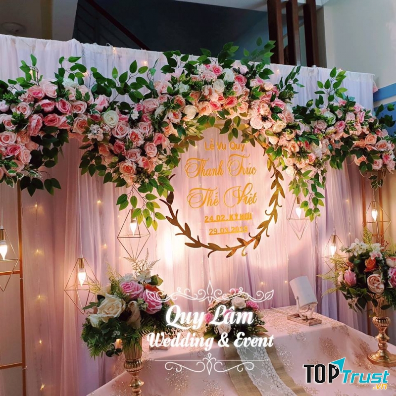 Dịch vụ trang trí tiệc cưới Quy Lâm Wedding & Event
