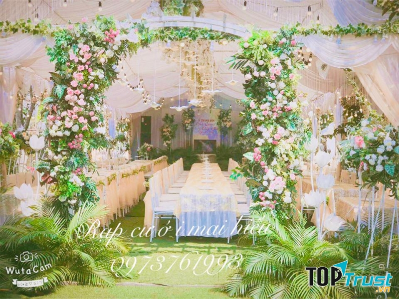 Dịch vụ trang trí tiệc cưới Rạp Cưới Mai Hiếu