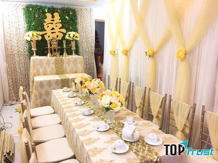 Dịch vụ trang trí tiệc cưới Sương Mai