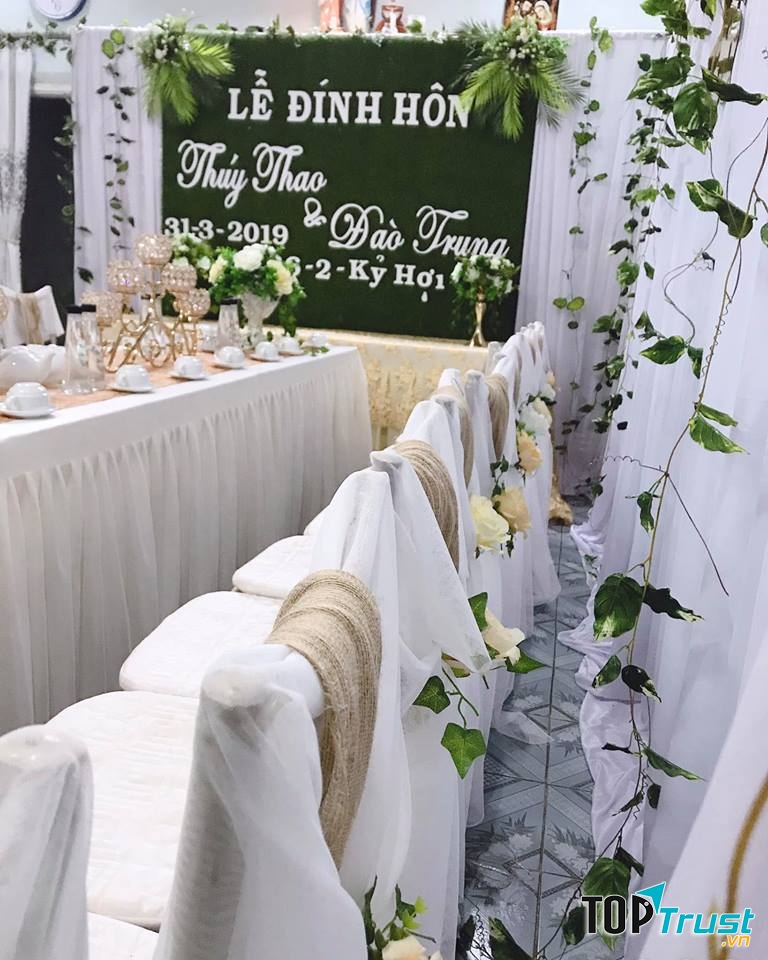 Dịch vụ trang trí tiệc cưới Sương Mai