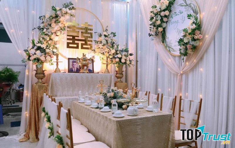 Dịch vụ trang trí tiệc cưới Thảo Nguyễn