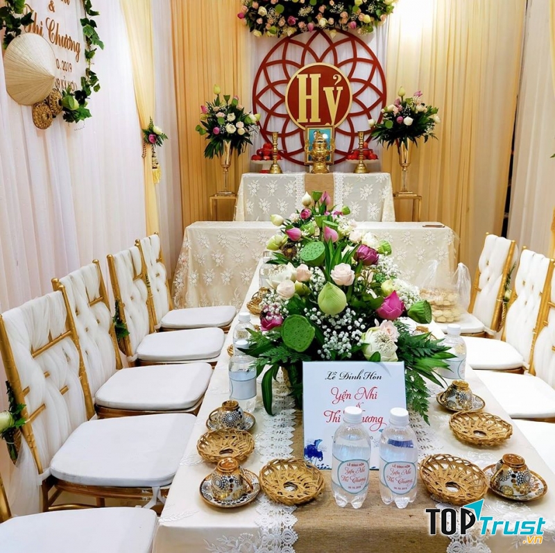 Dịch vụ trang trí tiệc cưới Thảo Rosy