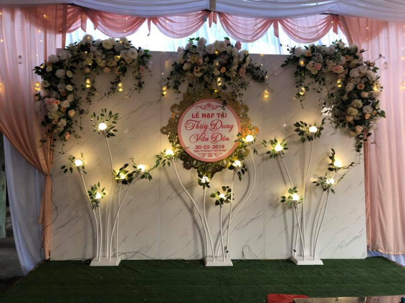 Dịch vụ trang trí tiệc cưới Thế Hưng