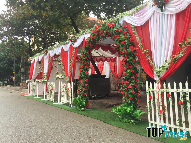 Dịch vụ trang trí tiệc cưới Trọng Đại