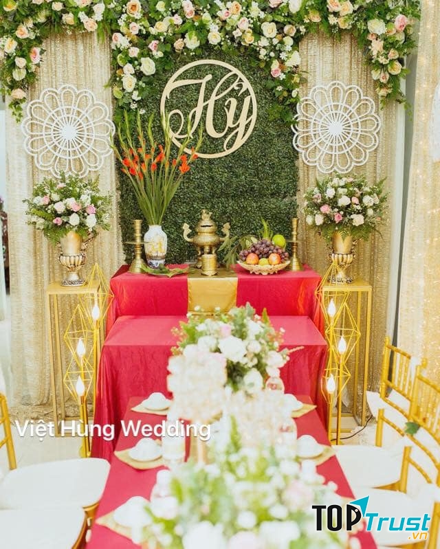 Dịch vụ trang trí tiệc cưới Việt Hùng