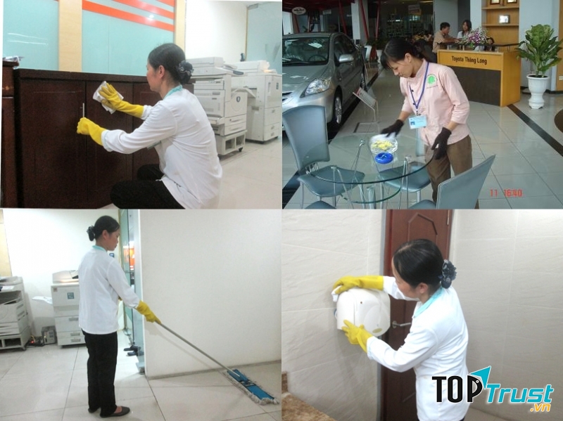 Dịch vụ vệ sinh văn phòng Clean House