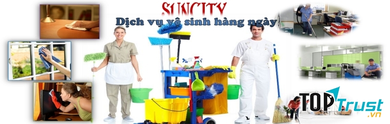 Sun City còn mang đến dịch vụ vệ sinh hằng ngày cho văn phòng của bạn