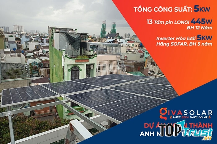 Điện năng lượng mặt trời - Givasolar