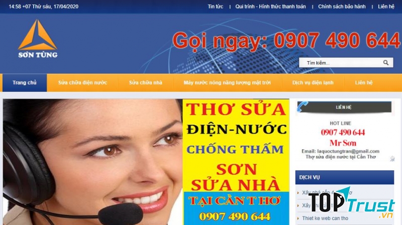 Điện nước Sơn Tùng