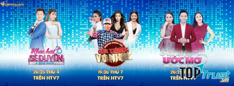 Các chương trình giải trí trên HTV7 của Điền Quân Media & Entertainment