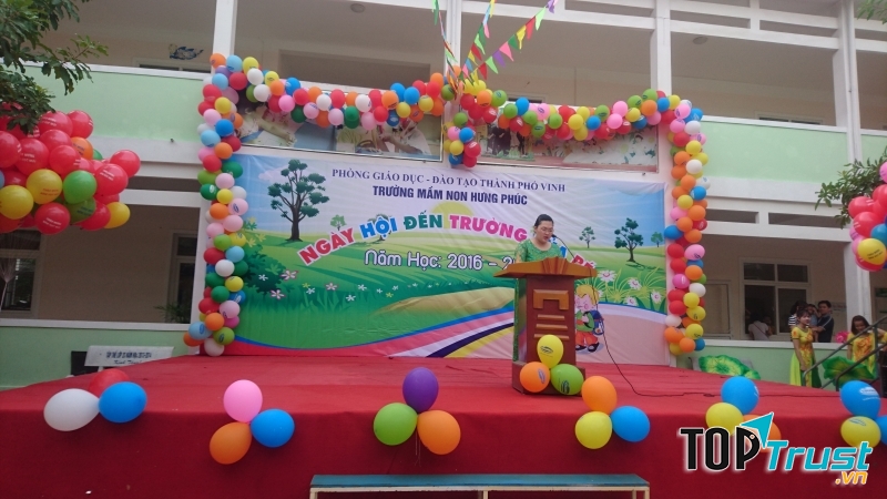 Diễn văn khai giảng năm học mới trường mầm non số 1