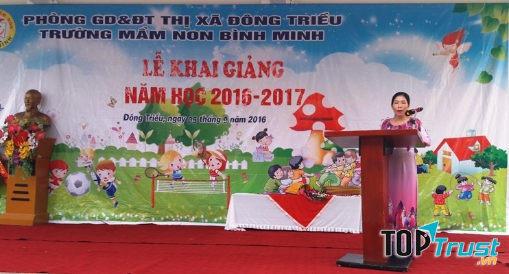 Diễn văn khai giảng năm học mới trường mầm non số 2
