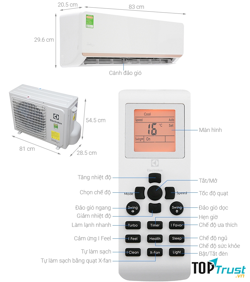 Điều hòa Electrolux Inverter 12000 BTU ESV12CRR-C2