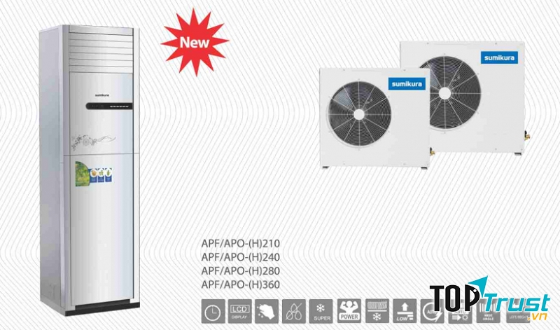 Điều hòa tủ đứng Sumikura APF/APO-240