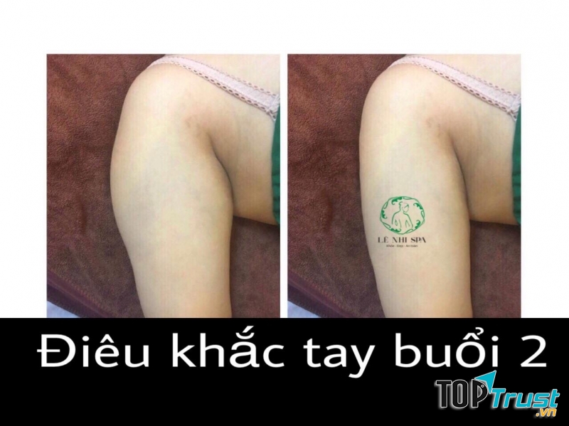 Điêu khắc tay buổi 2 tại Spa Lê Nhi