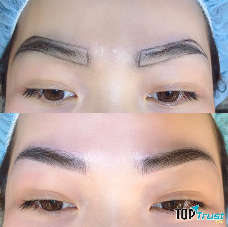 Điêu khắc chân mày Helyn