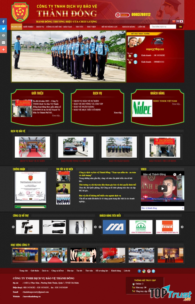 DIGISTAR cung cấp dịch vụ Thiết Kế website trọn gói với giao diện đẹp, độc đáo, sáng tạo. Hệ thống tính năng website đầy đủ, mang tính ứng dụng cao và phù hợp với từng cá nhân, doanh nghiệp.