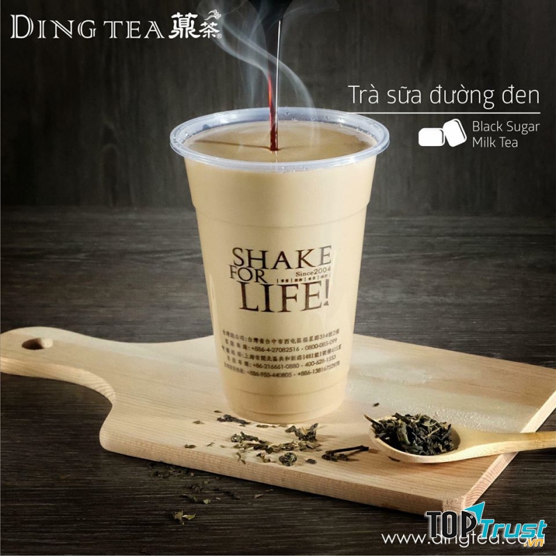 Trà sữa đường đen nóng
