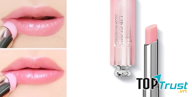 Môi mềm căng mọng khi sử dụng son dưỡng Dior ( nguồn internet)