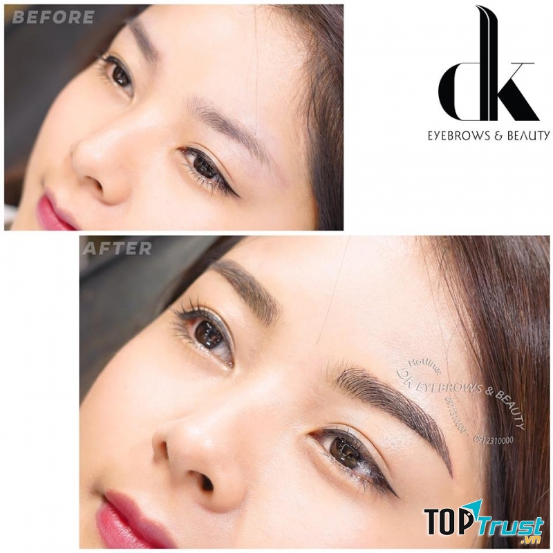 DK eyebrows beauty