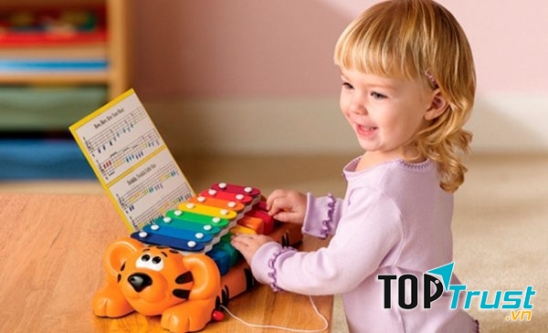 Đồ chơi nhạc cụ tăng trí tưởng tượng và khả năng sáng tạo của trẻ