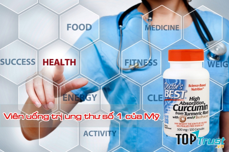 Doctor’s Best Curcumin C3 Complex là thuốc ngăn chặn quá trình lão hóa ở người già và phòng ngừa các bệnh ung thư hiệu quả.