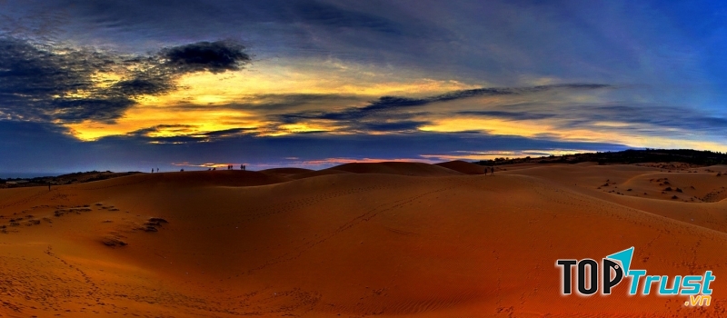 Đồi Hồng chiều buông nắng