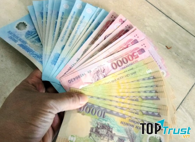 Đổi tiền mới lì xì