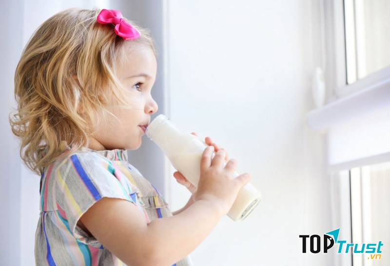 Đối với các bé trên 1 tuổi không dung nạp lactoza