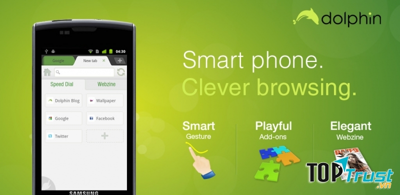 Trình duyệt Dolphin Browser