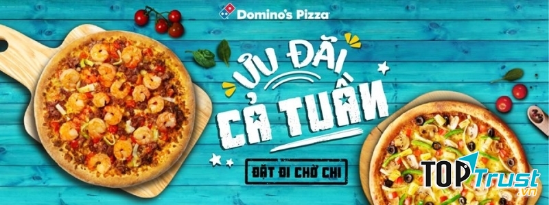 Pizza bắt mắt và có hương vị thơm ngon khó cưỡng