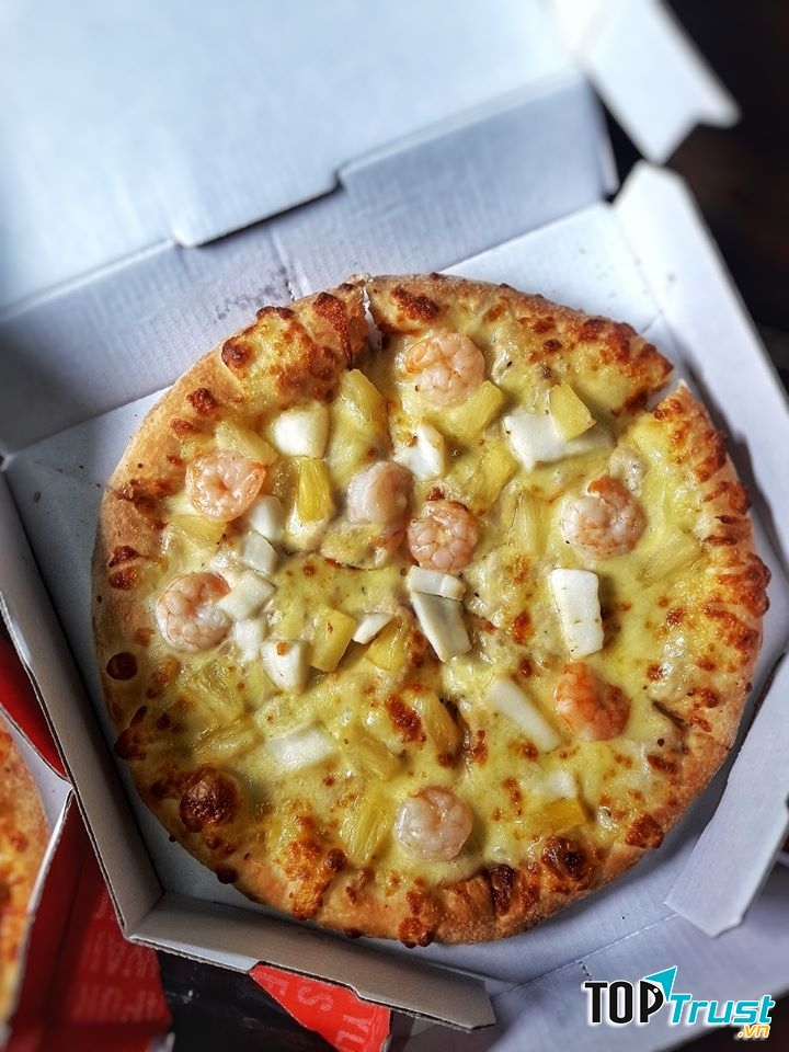 Pizza đủ tiêu chí về phần nhìn và phần vị